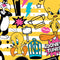 Looney Tunes Tweety and Sylvester Striped Patches Wii Remote Controller Skin